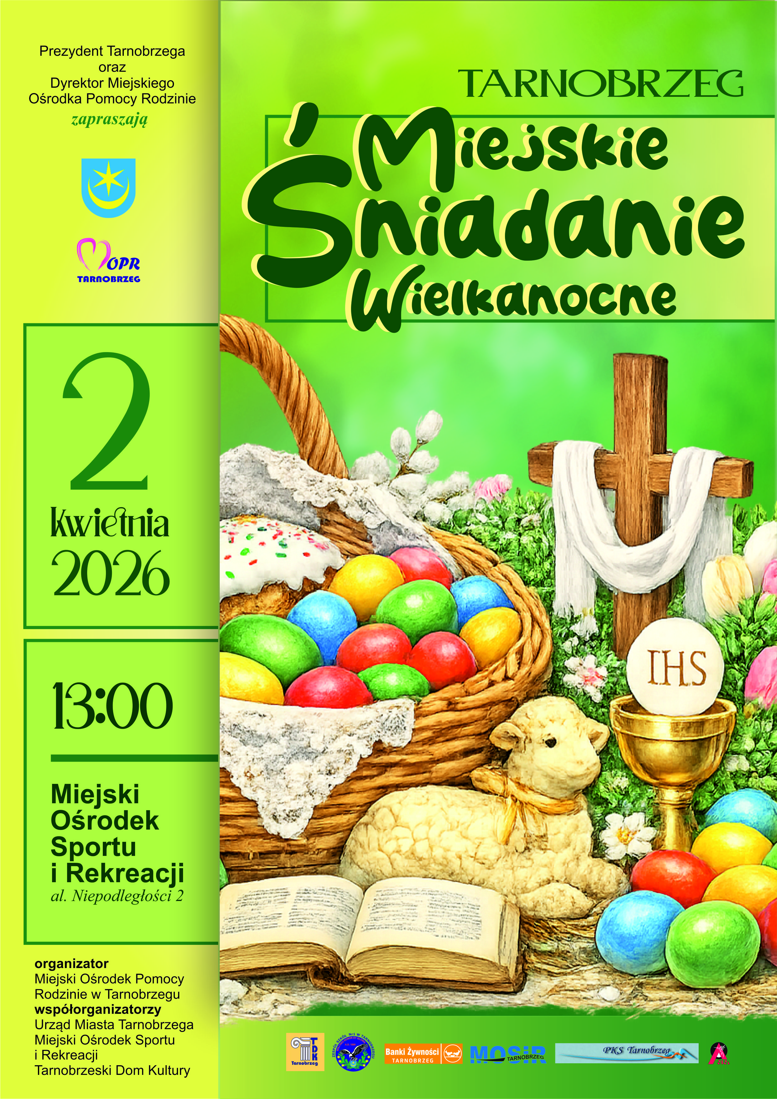 Zapraszamy na Miejskie Śniadanie Wielkanocne